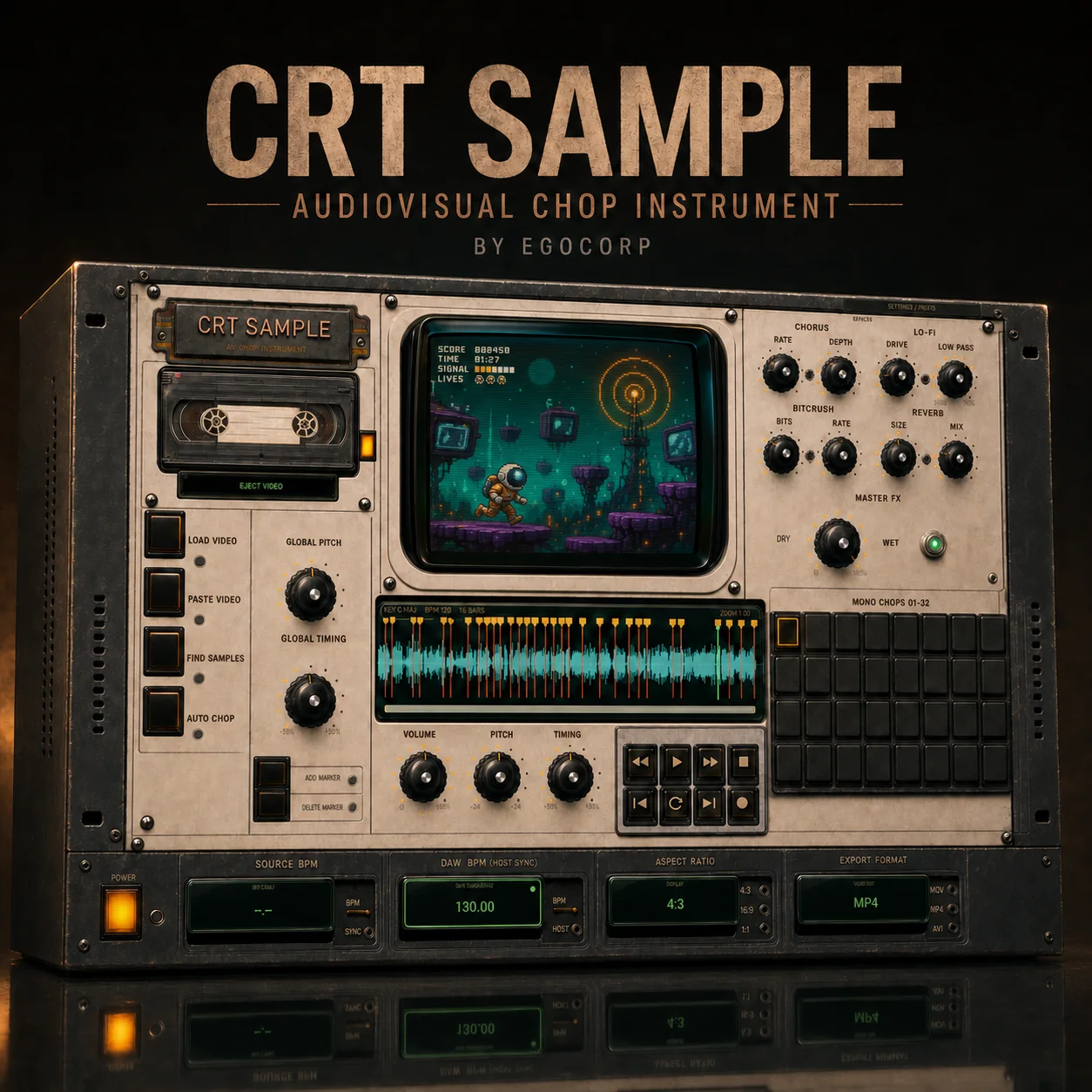CRT Sample audiovisual sampler product cover